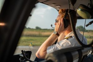 Uncontrolled airport radio